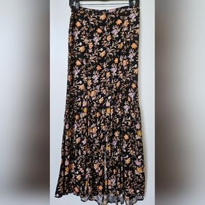 American Eagle Floral Maxi Skirt